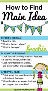 Strategies For Improved Reading Comprehension Freebie