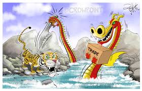In this bank, china is a key stakeholder. China By Crowpoint Politics Cartoon Toonpool