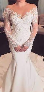 Off Shoulder Lace Long Sleeve Mermaid Wedding Dresses Ab1519 Long Sleeve Wedding Dress Lace Mermaid Long Sleeve Mermaid Wedding Dress Tight Wedding Dress