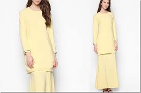 Baju kurung dusty green lembut memberi rasa lembut dan manis kepada si pemakainya, baju berpotongan pendek separas punggung. 7 Sweetest Pastel Mod Kurung Ideas For Your Eid 2016 Wardrobe