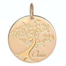1001médailles vous propose de l'expédier dans un paquet cadeau, chez vous ou directement au domicile de votre filleul/filleule avec un message cadeau. Medaille De Bapteme Elaia Medaille Arbre De Vie