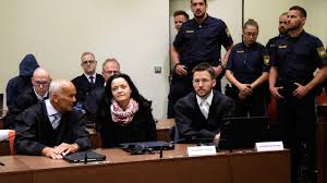 Anja sturm, wolfgang heer, and wolfgang stahl. Beate Zschape Zwischen Ihren Anwalten Mathias Grasel 3 V L Und Hermann Borchert L Bei Der Fortsetzung Des Nsu Prozesses Im Gerichtssaal