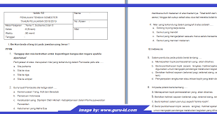 Check spelling or type a new query. Soal Pts Kelas 6 Tema 7 Semester 2 Tahun 2019 Beserta Kunci Jawaban Info Pendidikan Terbaru