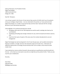 Carol manager director, program development jhpiego 1513 thames street, suite #200 baltimore, maryland 21202 dear dr. Free 9 Sample Sales Cover Letter Templates In Ms Word Pdf