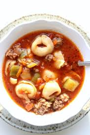 Slow Cooker Italian Tortellini Soup 365 Days Of Slow Cooking And Pressure Cooking Recipe Instant Pot Soup Recipes Tortellini Soup Soup Recipes