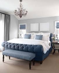 Sea Inspired Bedroom Using Blue And Grey Mixture Gray Master Bedroom Blue Bedroom Decor Grey Bedroom Design