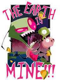 Invader Zim Design Entry 2 By Https Www Deviantart Com Xyvernartworks On Deviantart Invader Zim Stupid Human Deviantart