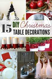Red christmas table decorations ideas. Diy Christmas Table Decorations 15 Christmas Table Decoration Ideas Diy Christmas Table Christmas Table Decorations Diy Christmas Table Decorations