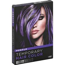 The best thing about temporary hair color is that it contains less hard chemicals than permanent hair dye, and won't stain your hair long term. Regent Products Temporary Hair Color Purple Household Chief Markets