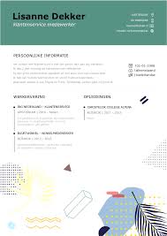 Cv Klantenservice Medewerker Voorbeeld Uitleg Perfect Cv