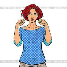 Check spelling or type a new query. Strong Woman Beautiful Serious Girl Vector Clipart Vector Image