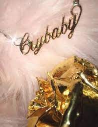 Gold Crybaby Necklace Fashion Jewelry Quotes Jewelry Jewelry Quotes