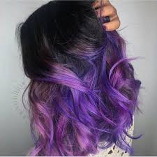 Not every rainbow hair color is universally flattering. 22 Ways To Style Purple Ombre Hair In 2019
