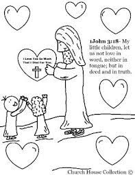 Help your kids learn the bible by using these super fun bible verse coloring pages in your children's ministry. Jesus With Heart Valentine Coloring Page