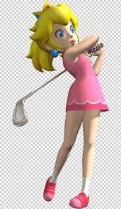 This video shows mario golf world tour 3ds dlc of layer cake desert (originally from new super mario bros. Mario Golf Toadstool Tour Princess Peach Princess Daisy Details Of The Main Clothing Heroes Video Game Cartoon Png Klipartz
