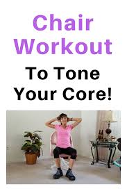 Seated Core Exercises For Seniors Fitness With Cindy Senior Fitness Chair Exercises Core Workout