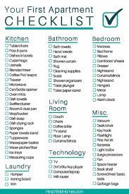Tolles Foto Von Kitchen List Apartment Apartment First Foto Kitchen List Tolles Von Apartment Checklist First Apartment First Apartment Checklist