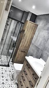 Bu Ev Tadilat Ile Yenilenirken Tum Isler Ustalara Birakilmamis Ev Gezmesi Banyo Ic Dekorasyonu Siyah Banyo Rustik Banyolar