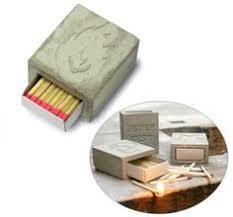 Boite D Allumette En Beton Bricolage En Beton Artisanats De Beton Meubles En Beton