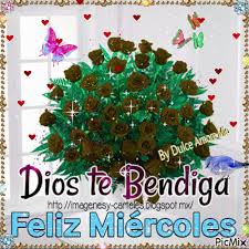 Borrowed from latin fēlīx, fēlīcem. Feliz Miercoles Picmix