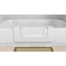 How do i install the drain assembly? Cleancut Wide White Convertible Bathtub Conversion Kit Lowes Com Bathtub Sizes Bathtub Bathroom Safety Accessories