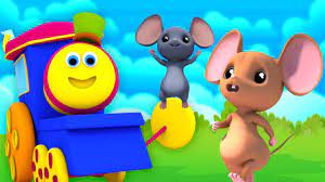Drei Blinde Mause Bob Den Zug Reime In Deutsch Lieder Fur Kinder Three Blind Mice Youtube