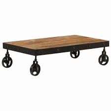 Williston Forge Drexel Solid Mango Wood Coffee Table Wayfair Co Uk In 2020 Couchtisch Holz Couchtisch Mit Rollen Wohnzimmertische