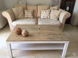 You can change its color, stencil it, add thumbtacks, change legs or top, for example, make it transparent or try trendy pin legs. Ikea Lack Coffee Table Hack