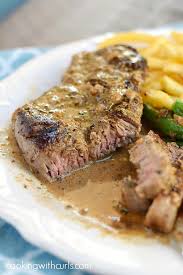 Steak Au Poivre Recipe Steak Au Poivre White Sauce Recipes Easy Steak Recipes