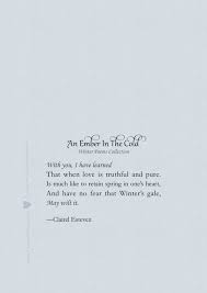 About Nature Quotes Winter Poems Words