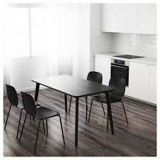 Lisabo Trapezi Ikea Dining Table Black Ikea Table Kitchen Table Chairs