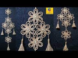 Diy Easy Room Decor Jute Wall Hanging Showpiece Making Using Jute Rope Jute Rope Craft Idea Youtube Rope Crafts Rope Craft Ideas Jute Crafts