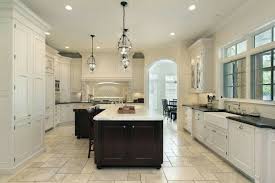 Love These Tile Floors Light Cabinets Dark Island Light Top Main Countertops Too Dark Luxury Kitchen Design Luxury Kitchens Dream Kitchens Design