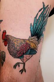 The rooster (or the cock) is associated with manhood and courage in the fight; 45 Cool Rooster Tattoos