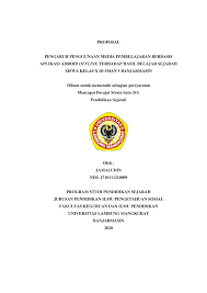 Pdf Proposal Kuantitatif Jamaludin 1710111210009