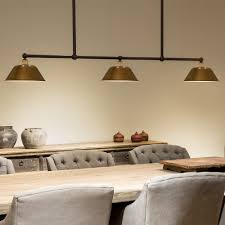 Another spot for a modern table lamp: Nostalgic Beam Lamp For Tables With Three Shades Casa Lumi