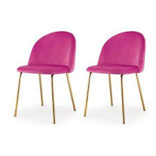 Kickers put on a wide selection of models to satisfy all the desires! Hot Pink Dining Chair Wayfair Pink Dining Chairs Dining Chair Upholstery Velvet Dining Chairs