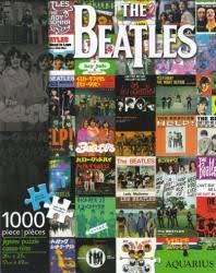 John, paul, george and ringo pop out in this eye popping retro beatles collage of the fab 4. The Beatles Jigsaw Puzzle Singles Covers Aquarius 1000 Piece Jigsaw Puzzles The Beatles Music Poster