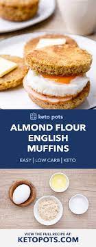 Homemade Almond Flour Keto English Muffins Easy Recipe Keto Pots Recipe English Muffin Recipes Almond Flour Recipes Savoury Baking