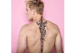 Song and video dedicated to ex chad tepper on jake paul beating deji, new mtv show, & reveals jake face tattoo these. Art Jake Paul S Sword Tattoo Amazing Artist Romeo