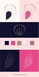 Logo Design For Robyn S Academy Maiden Studio Logo Color Schemes Graphic Design Logo Branding Design Logo