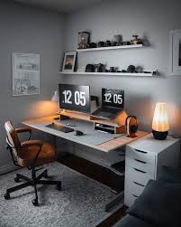 Decoracao De Quarto Masculino Clique Aqui Para Assistir As Dicas In 2020 Home Office Setup Home Room Design Home Office Design