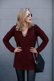 Super chunky sweaters showed up on instagram and plenty of runways in 2018. Everlane Burgundy Chunky Knit V Neck Sweater Faux Leather Leggings Adidas Supserstars M2matellier San Francisco Sf Style Fashion Blog4 Memorandum Nyc Fashion Lifestyle Blog For The Working Girl