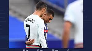 Pertandingan antara prancis vs jerman (euforia eropa 2020). Prancis Vs Portugal Kylian Mbappe Ke Cristiano Ronaldo Idola