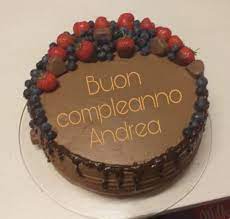 Buon Compleanno Andrea Buon Compleanno Torte Di Compleanno Compleanno