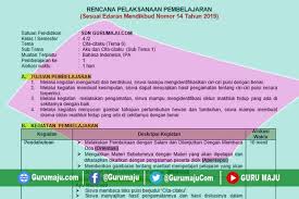Rpp tema 1 pertumbuhan dan perkembangan makhluk hidup 2. Rpp 1 Lembar Kelas 4 Semester 2 Tema 6 Revisi 2021 Guru Maju