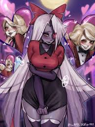 Charlie Morningstar & Vaggie Hazbin Hotel-Curvy Tits