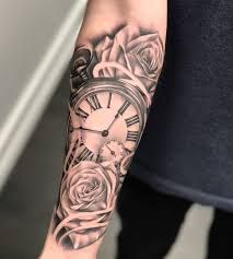 Clock Tattoos 8 Wrist Tattoos For Guys Rose Tattoos For Men Sleeve Tattoos For Women