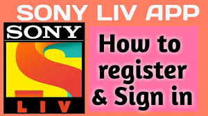 How To Register And Signin In Sony Liv App And Watch Videos Youtube
