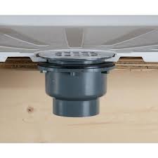 The water that is to seep into the drain includes the. Oatey Round Gray Pvc Shower Drain With 4 1 4 In Round Snap In Stainless Steel Drain Cover 420452 The Home Depot